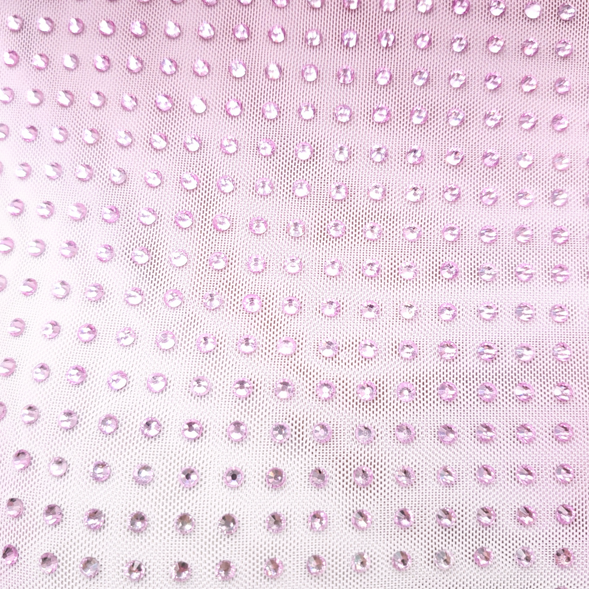SELF PORTRAIT PINK CRYSTAL DRESS - SIZE 8