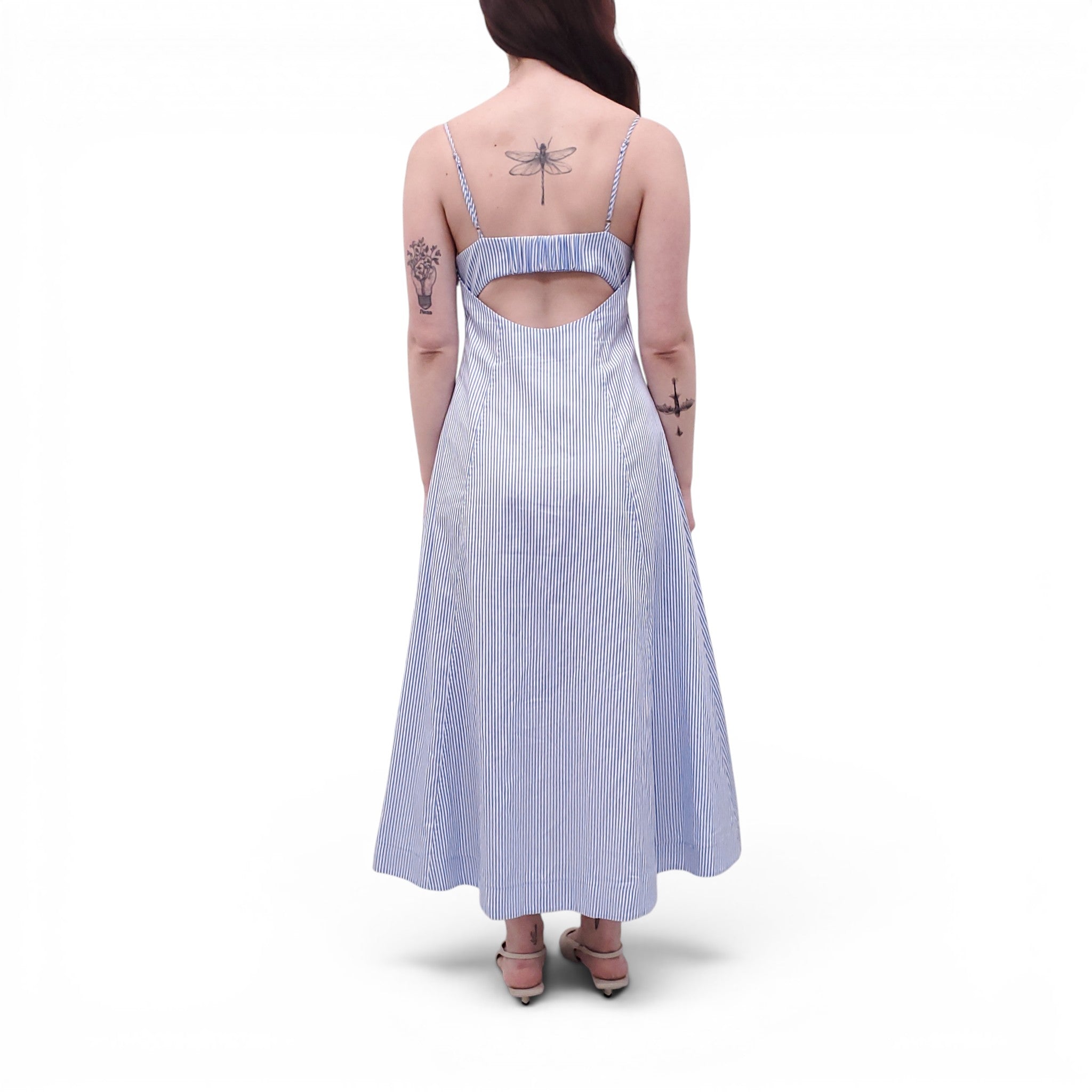 SIMKHAI BLUE STRIPED DRESS - SIZE 6