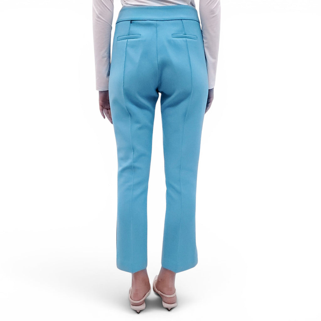 SMYTHE BLUE BLAZER SET WITH POLKA DOT LINING - SIZE 4