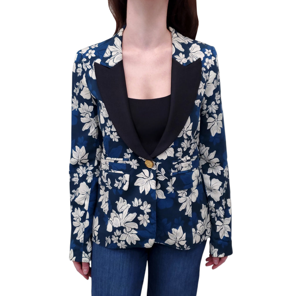 SMYTHE FLORAL DUCHESS BLAZER - SIZE 10