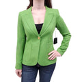 SMYTHE GREEN LINEN DUCHESS BLAZER - SIZE 6