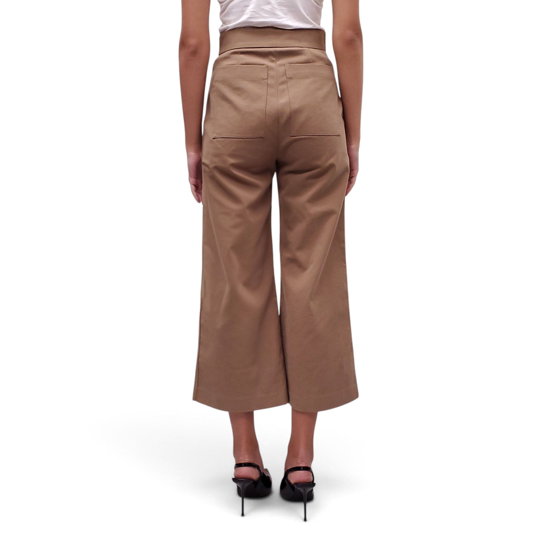 SMYTHE KHAKI TROUSERS - SIZE 0