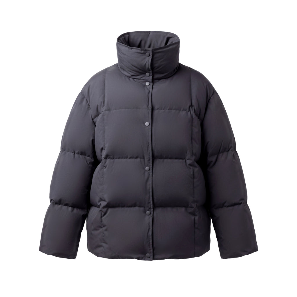STAND STUDIO BLACK PUFFER JACKET - SIZE 44