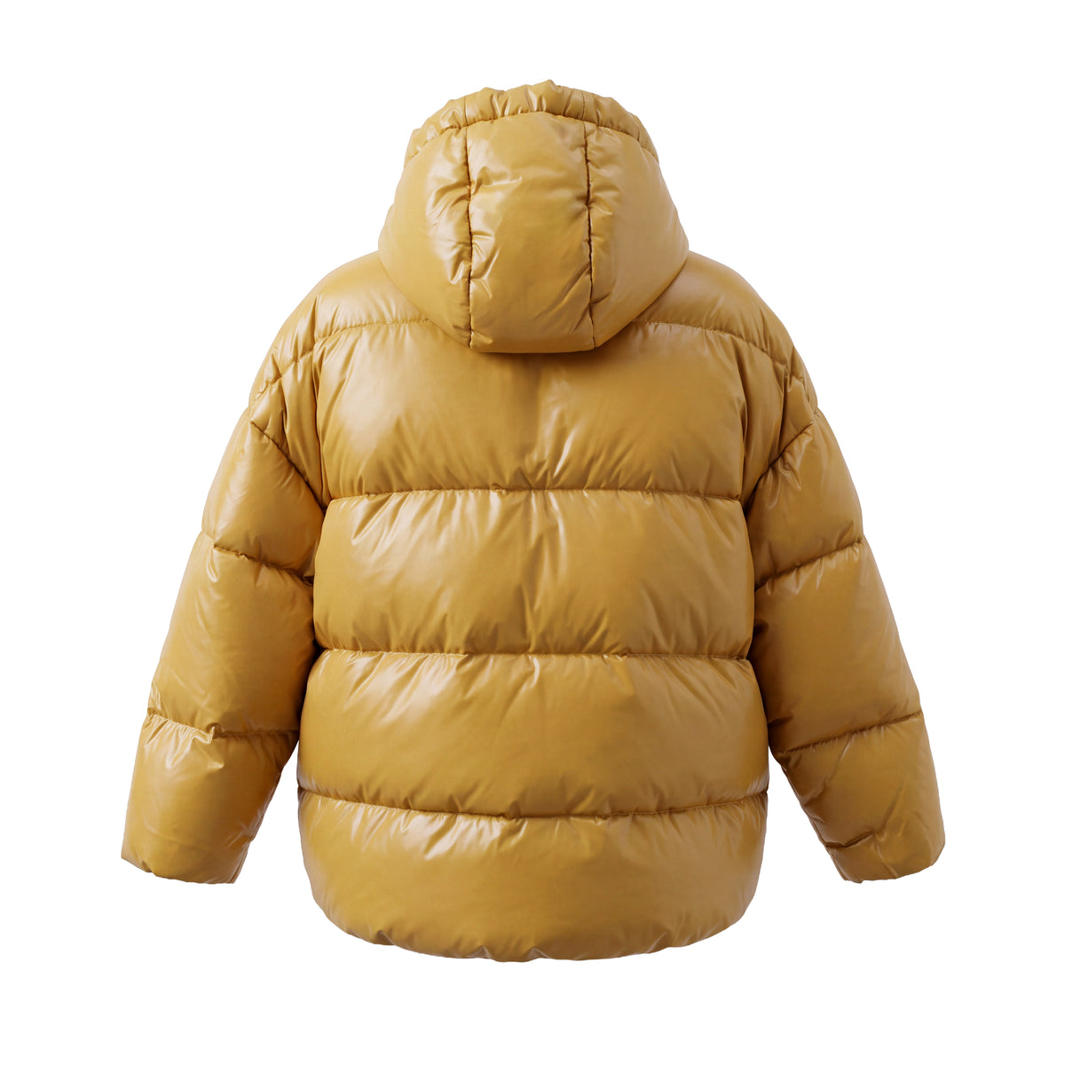 STAND STUDIO YELLOW PUFFER JACKET - SIZE 36