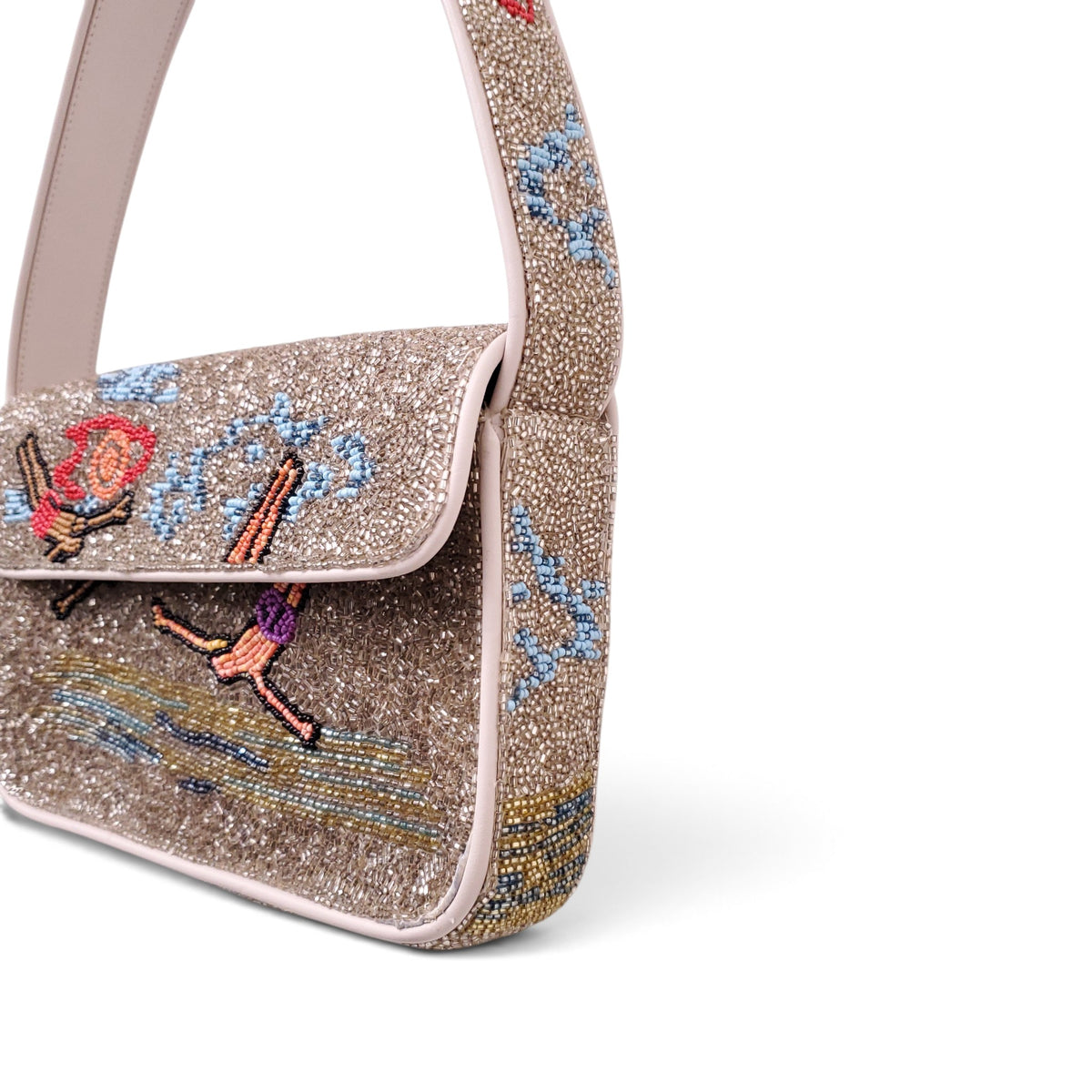 STAUD TOMMY BEADED BAG