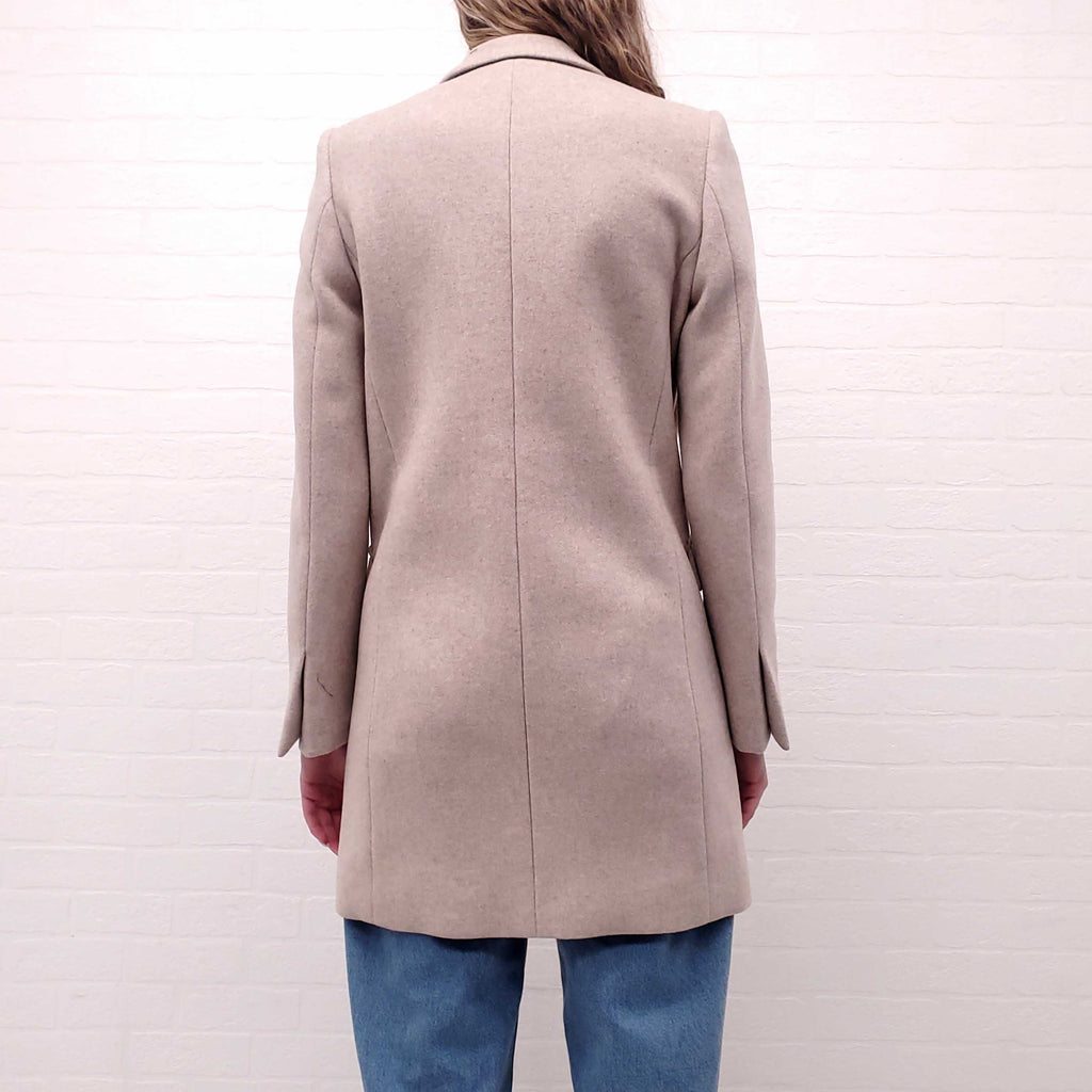 STELLA MCCARTNEY BEIGE WOOL JACKET - SIZE 36