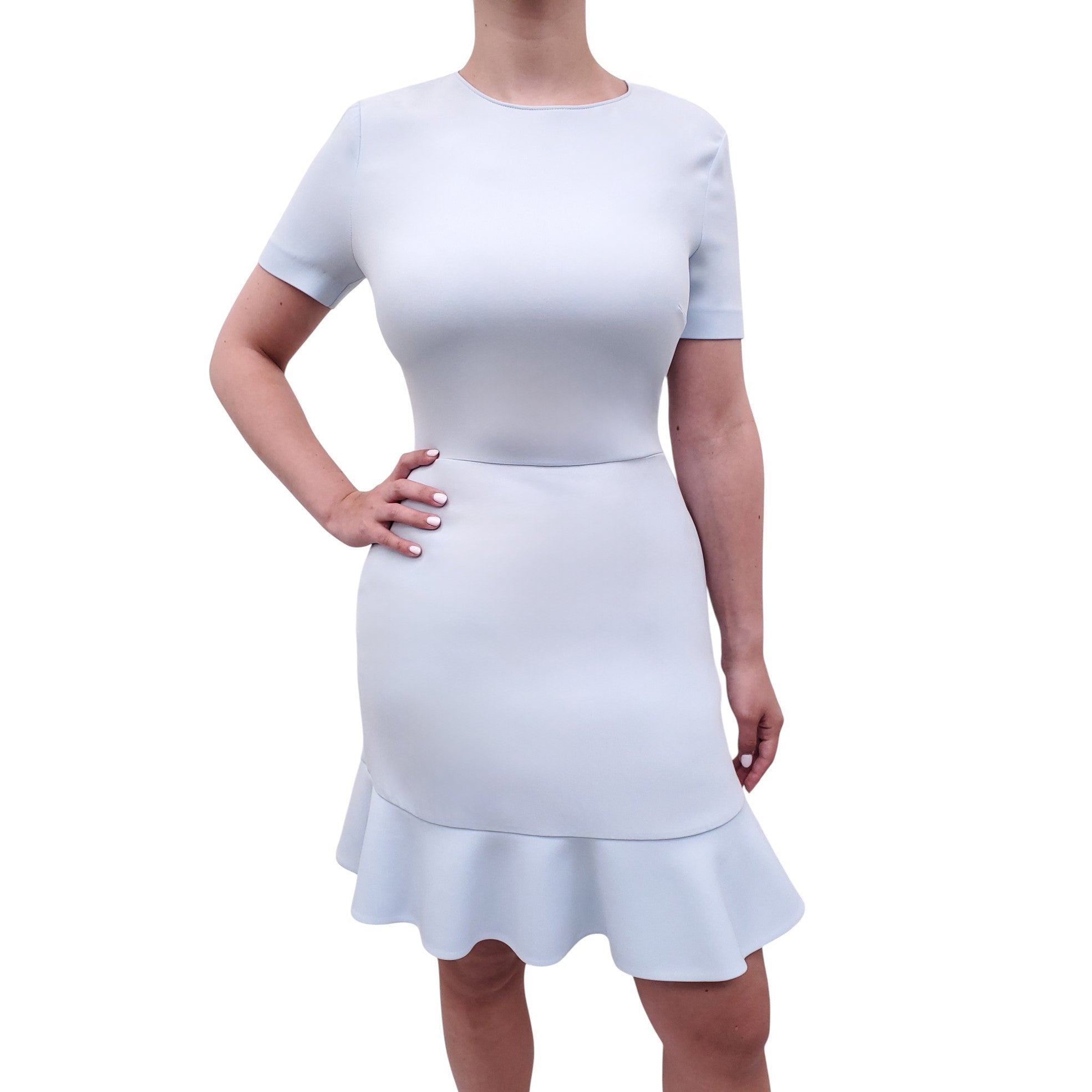 STELLA MCCARTNEY CLASSIC BABY BLUE DRESS - SIZE 40