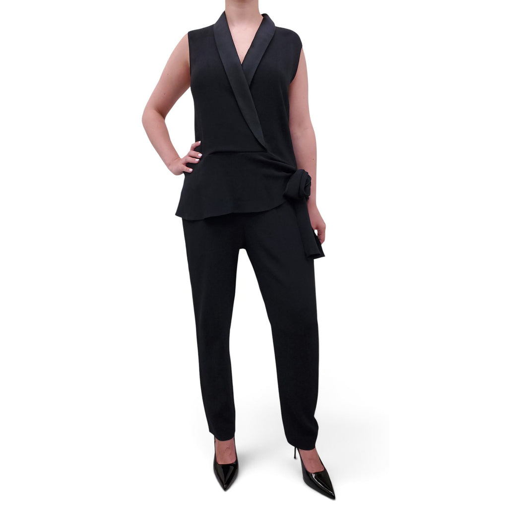 STELLA MCCARTNEY DRAPED TUXEDO JUMPSUIT - SIZE 44