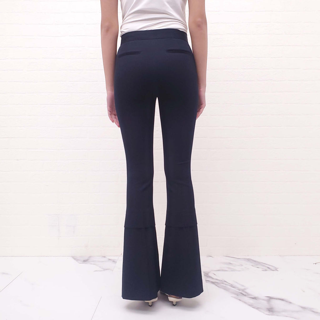 STELLA MCCARTNEY NAVY TROUSERS - SIZE 36