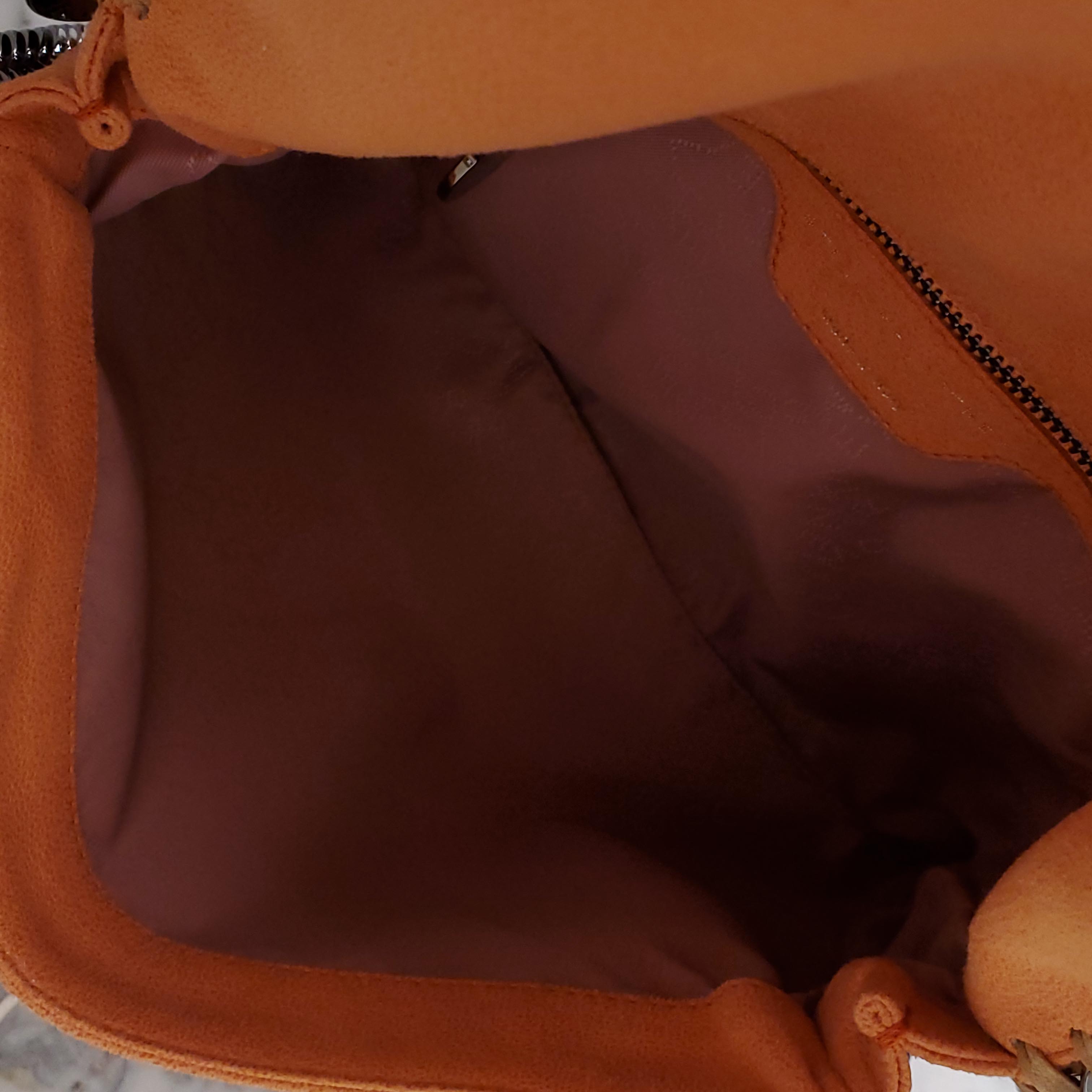 STELLA MCCARTNEY ORANGE 'FALABELLA' CROSSBODY BAG