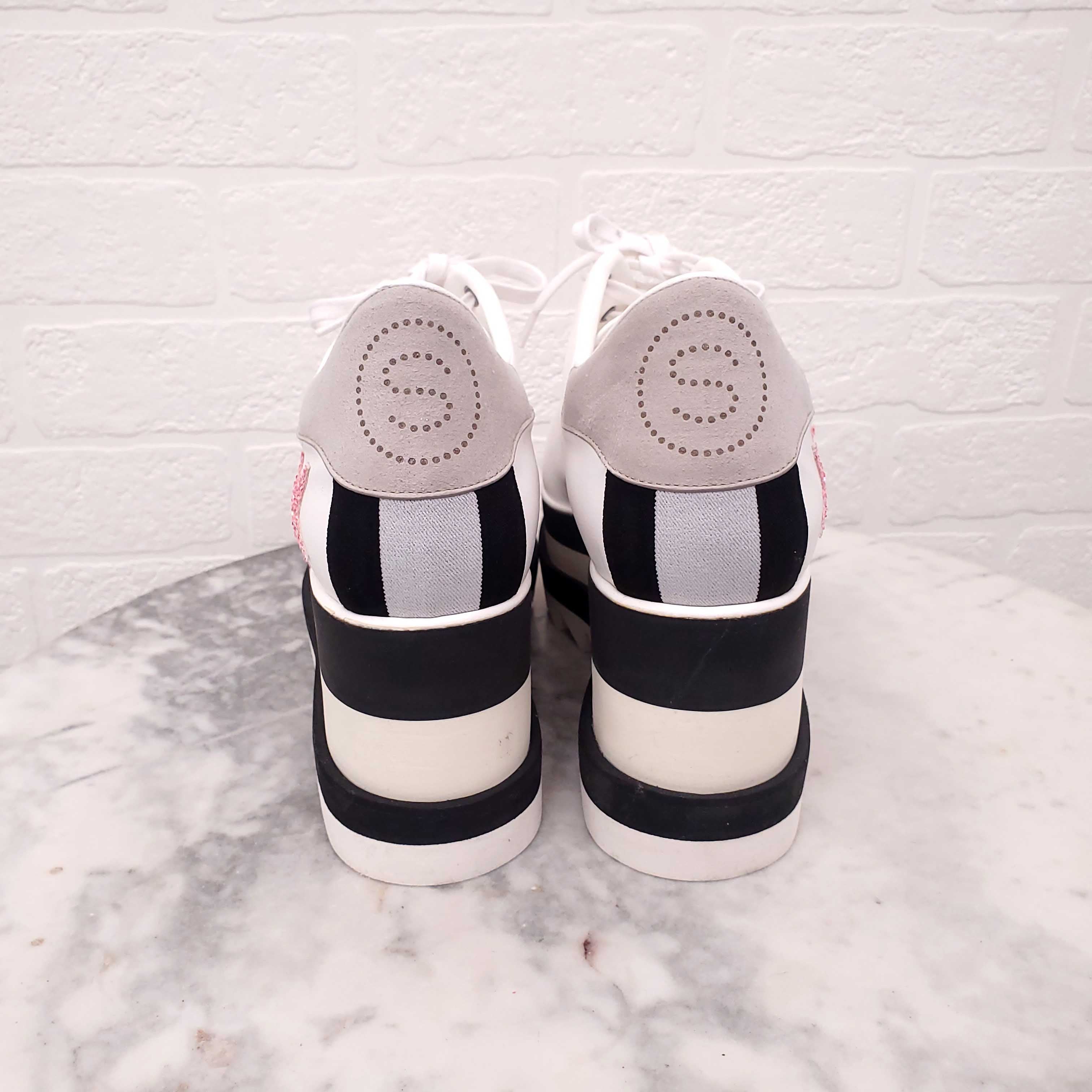 STELLA MCCARTNEY STAR EMBELLISHED SNEAKERS - SIZE 39