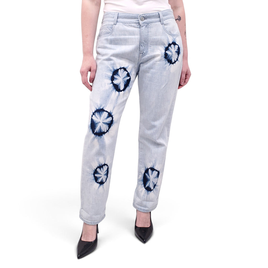 STELLA MCCARTNEY TIE DYE PATTERNED JEANS - SIZE 27