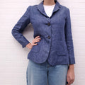 S'MAX MARA LINEN DENIM COLOURED BLAZER  - SIZE 4