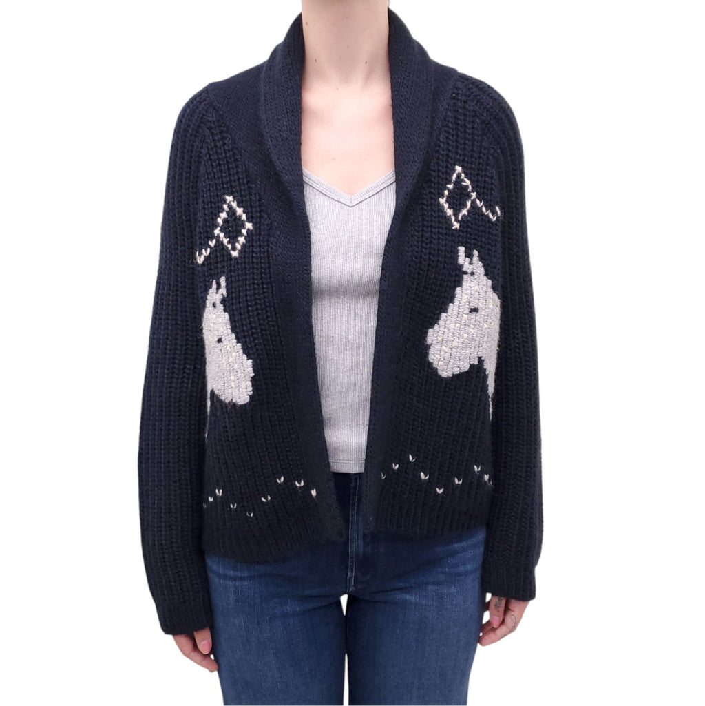 THE GREAT EQUESTRIAN LODGE CARDIGAN - SIZE 2/M