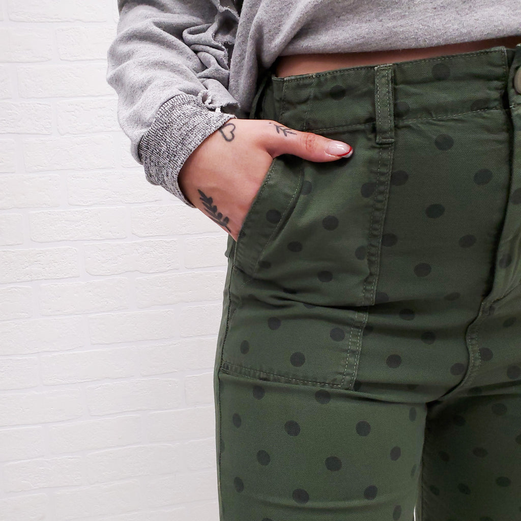 THE GREAT POLKA CARGO PANT - SIZE 26/S