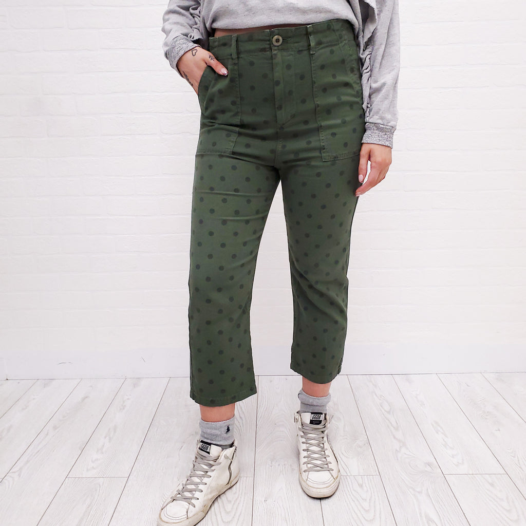 THE GREAT POLKA CARGO PANT - SIZE 26/S