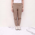 THEORY CAMEL LEATHER LEGGINGS - SIZE 6