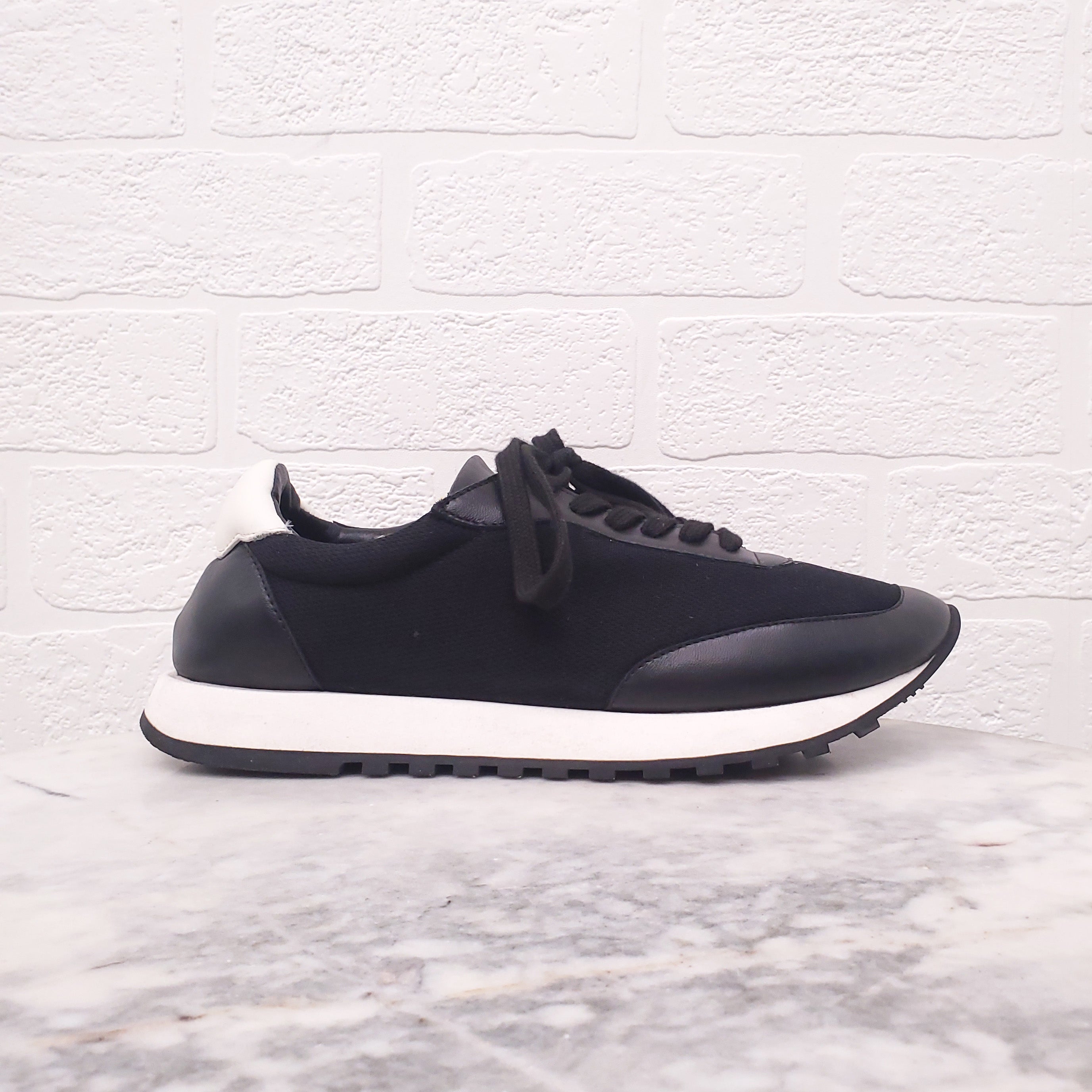 THE ROW BLACK SNEAKERS - SIZE 38.5