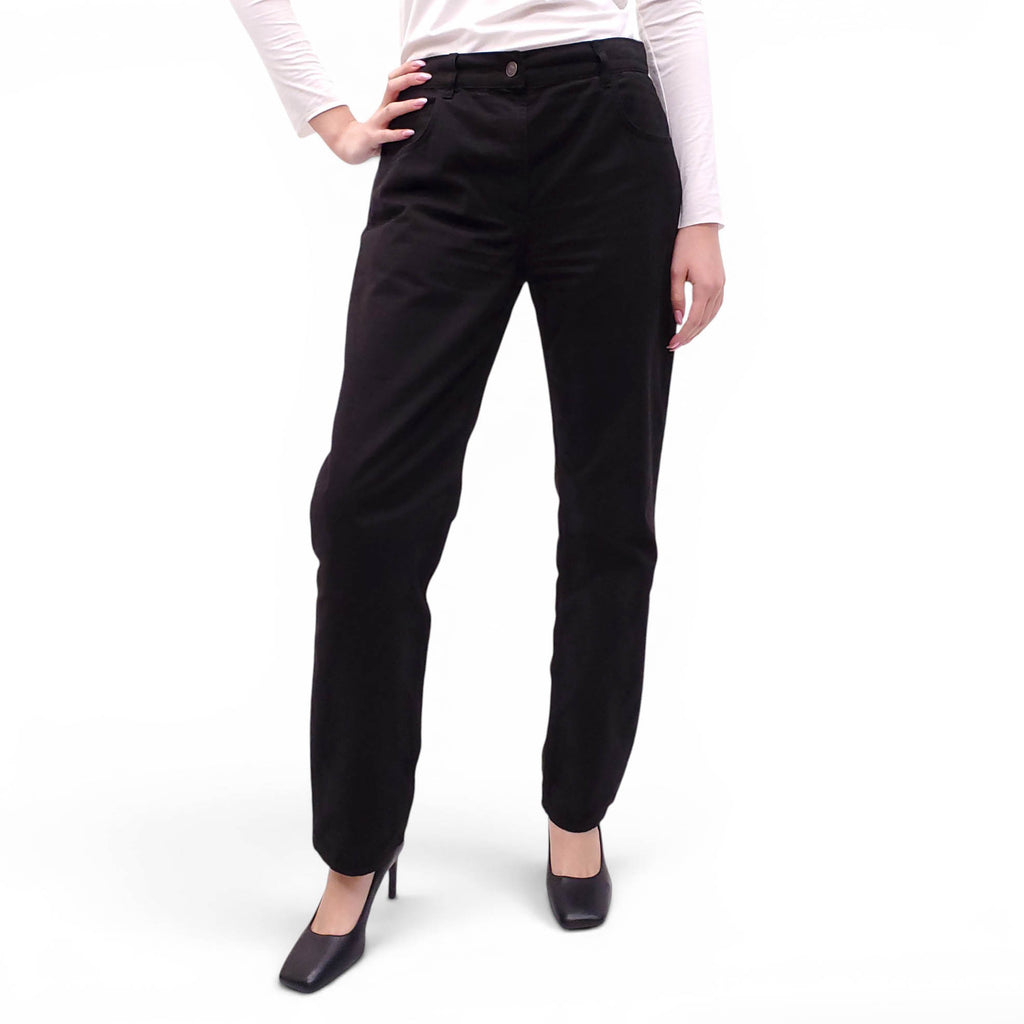 THE ROW BLACK TROUSERS - SIZE 27