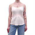THE ROW CREAM SILK TANK TOP - SIZE S