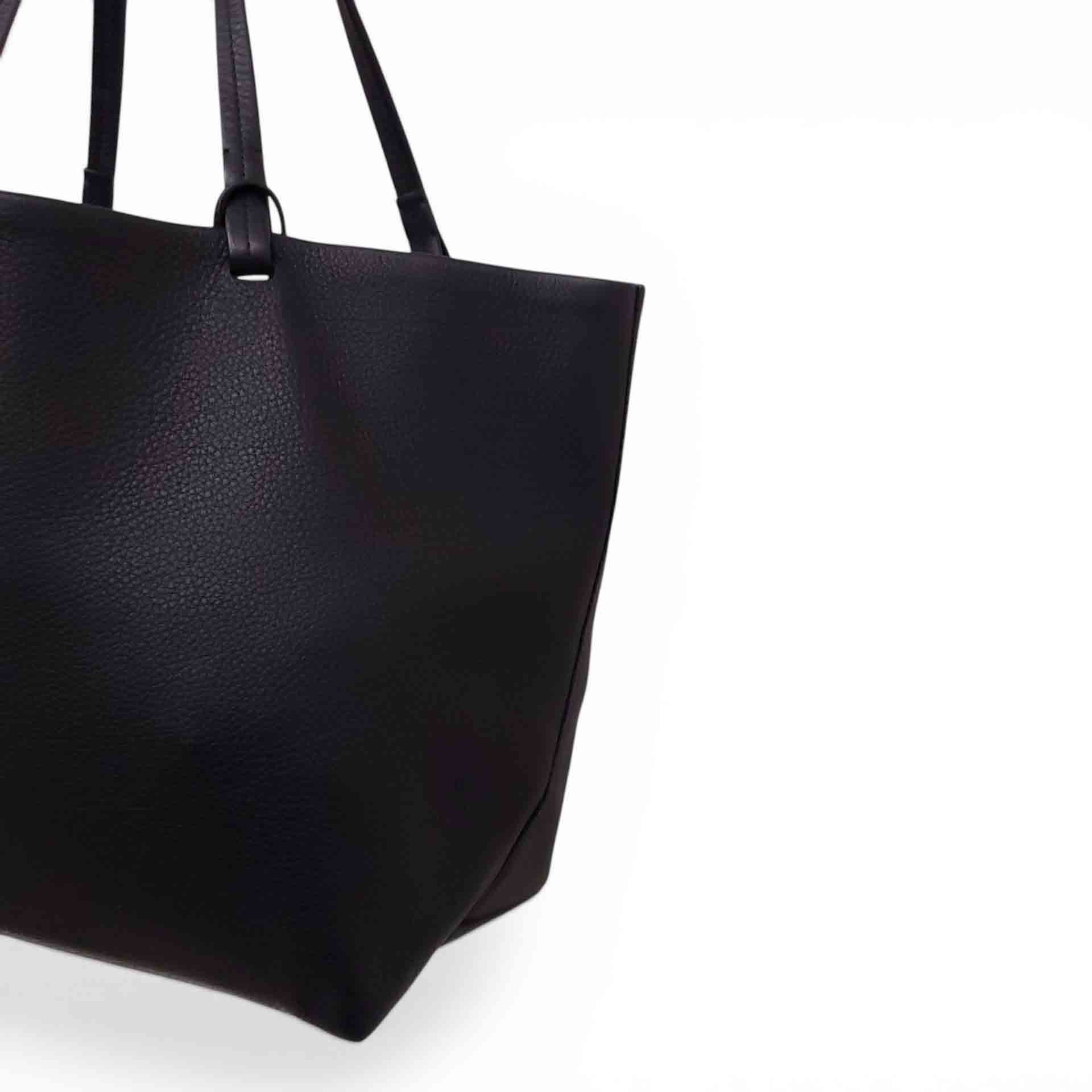 THE ROW LARGE BLACK TOTE BAG