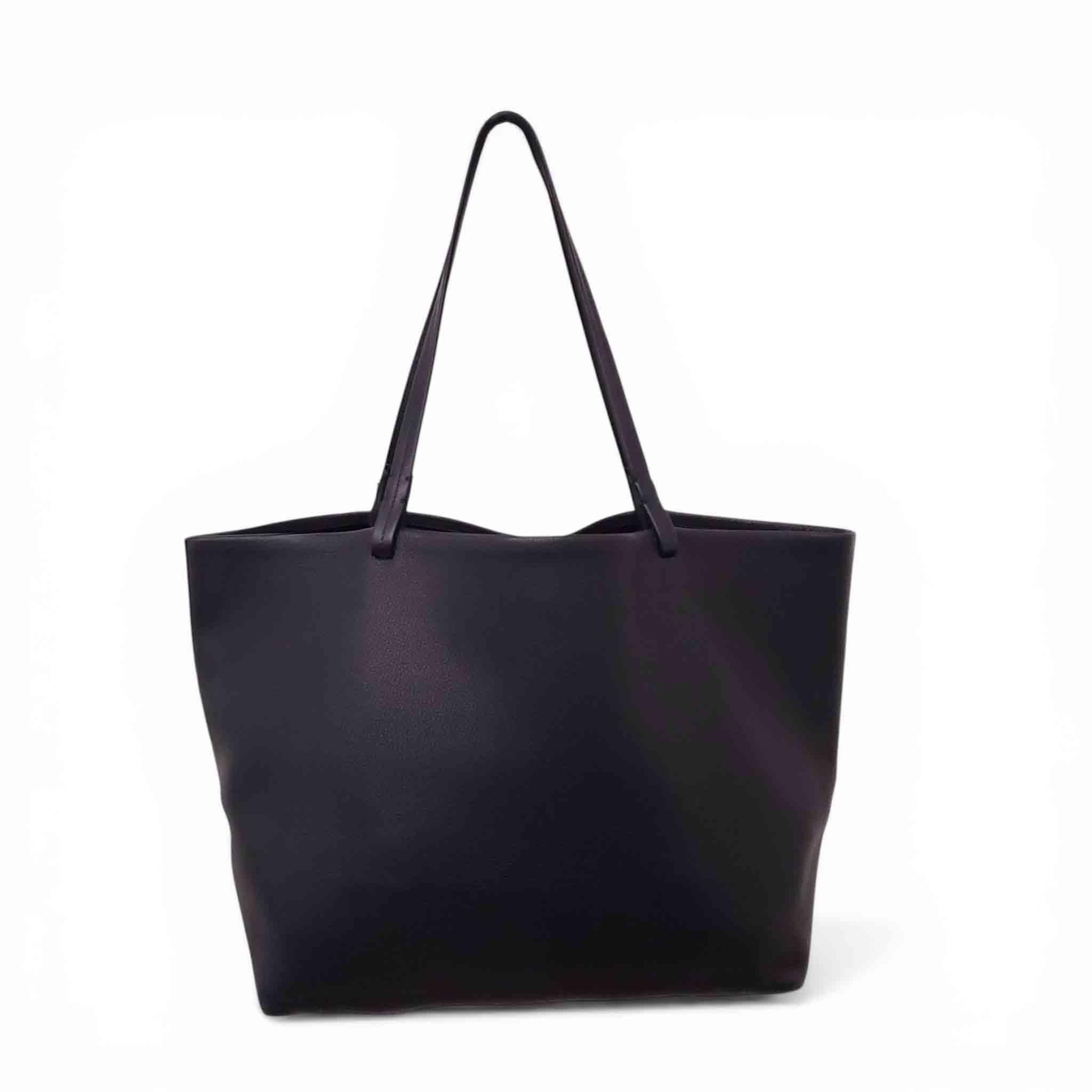 THE ROW LARGE BLACK TOTE BAG