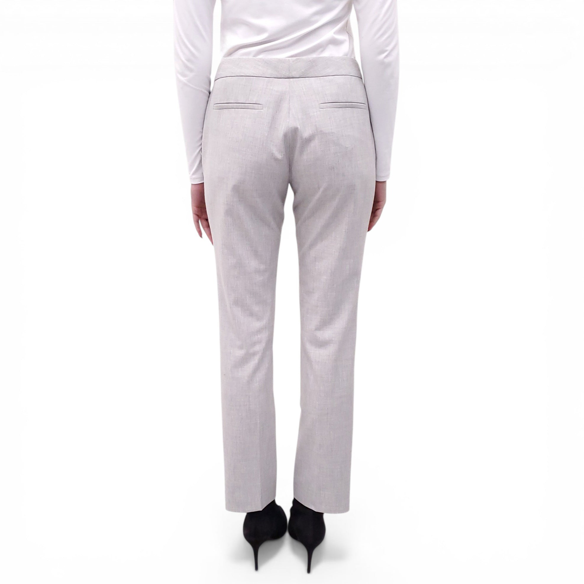 THE ROW LIGHT GREY TROUSERS - SIZE 6