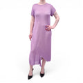 THE ROW PURPLE METALLIC MESH COVER-UP DRESS - SIZE M