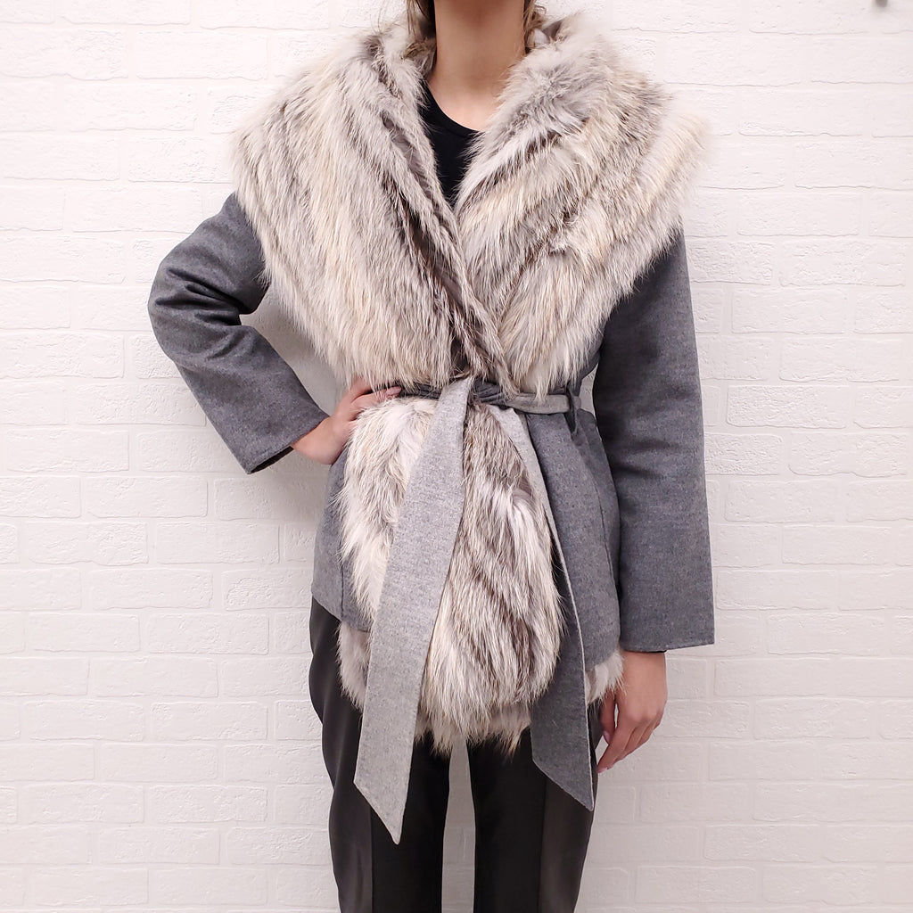 THE ROW REVERSIBLE FUR JACKET - SIZE S