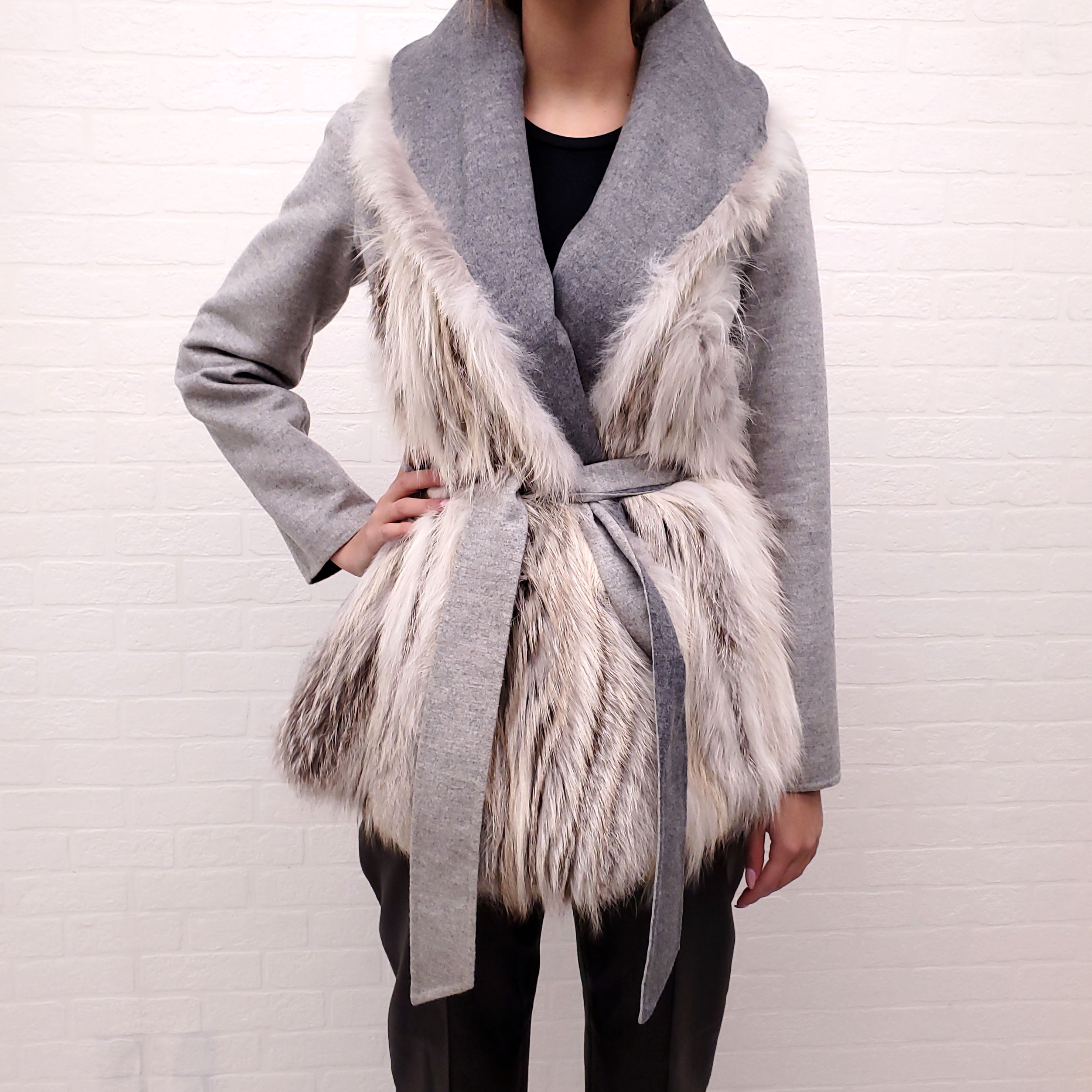 THE ROW REVERSIBLE FUR JACKET - SIZE S