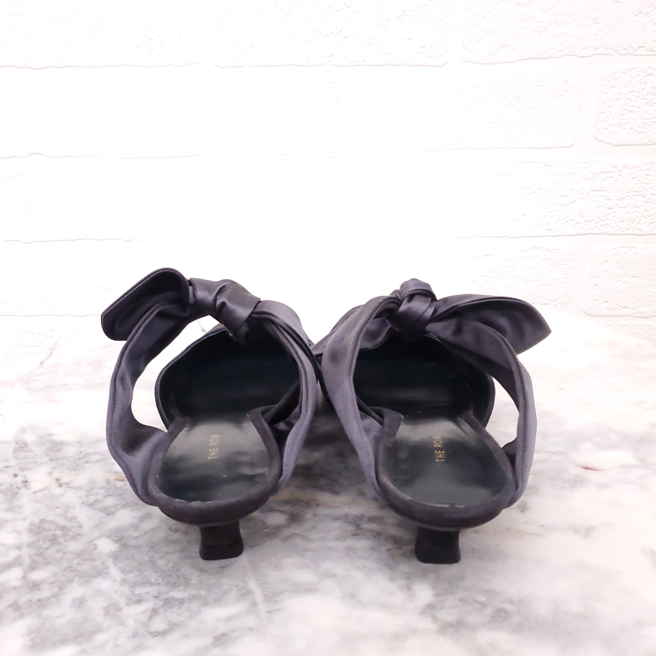 THE ROW SUEDE HEELS - SIZE 36