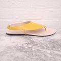 THE ROW YELLOW LEATHER SANDALS - SIZE 41.5