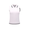 THOM BROWNE JERSEY STITCH POLO VEST - SIZE 40