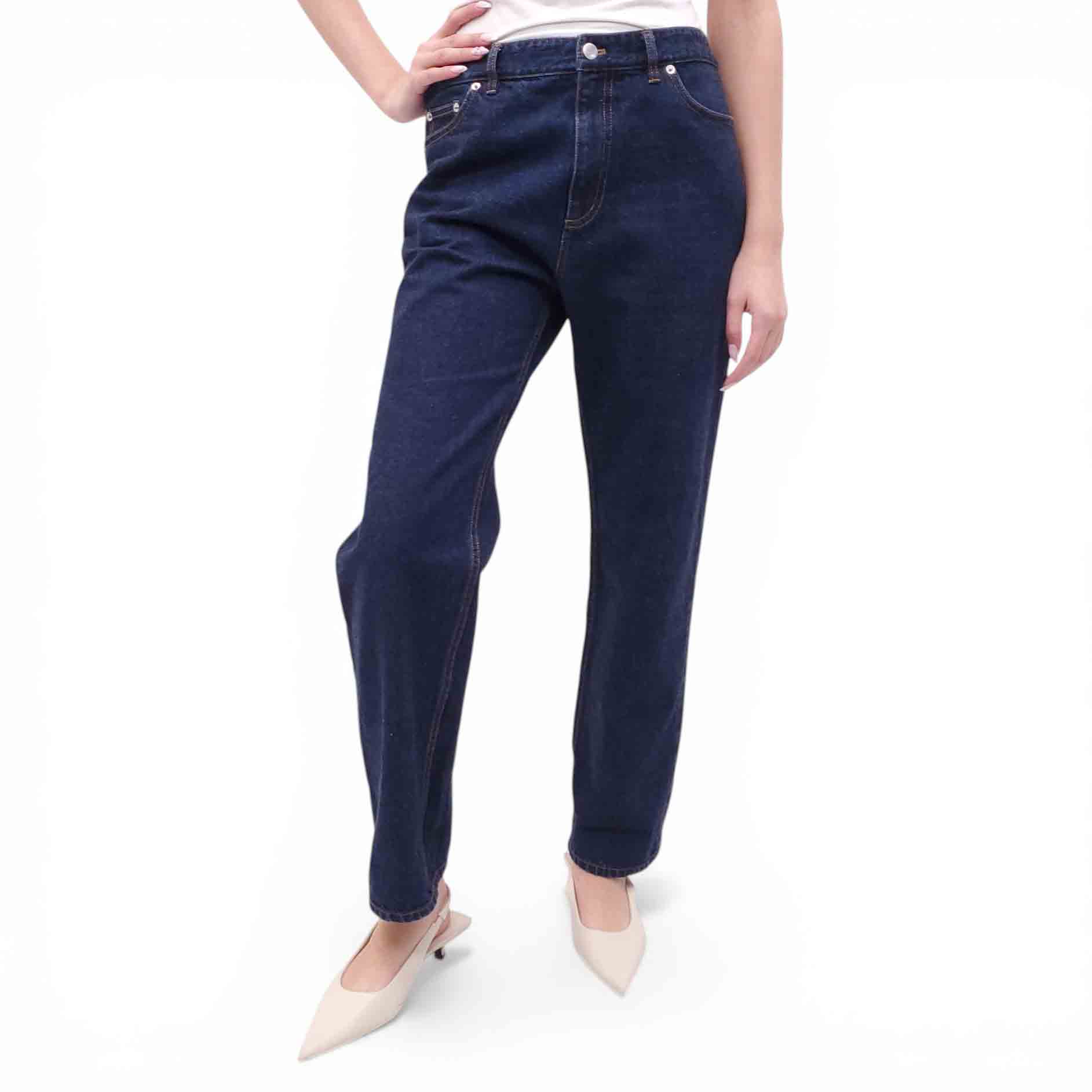 TIBI DARK BLUE DENIM JEANS - SIZE 28