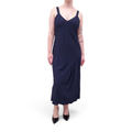 TIBI NAVY GINGHAM DRESS - SIZE 4