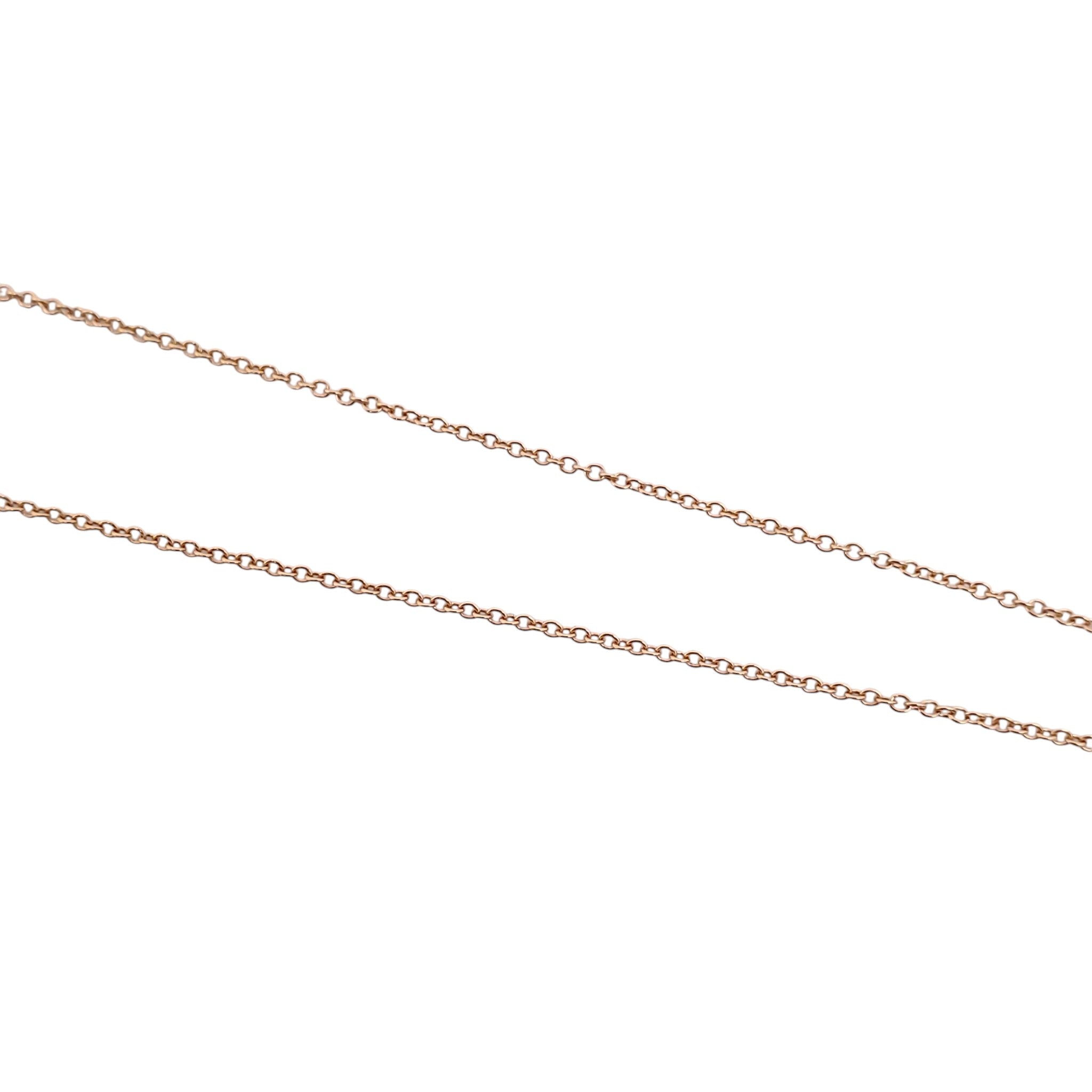 TIFFANY & CO. 18K YELLOW DIAMOND SMALL ATLAS NECKLACE
