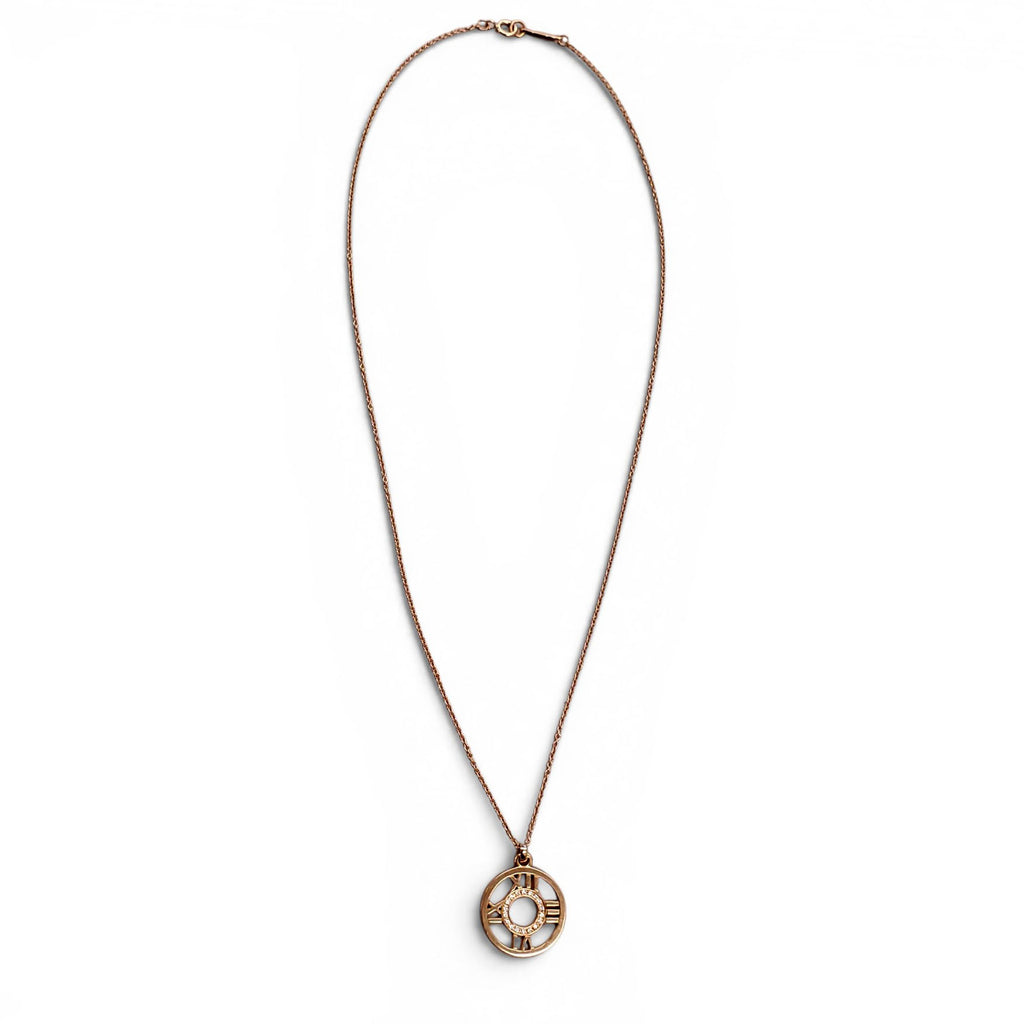 TIFFANY & CO. 18K YELLOW DIAMOND SMALL ATLAS NECKLACE