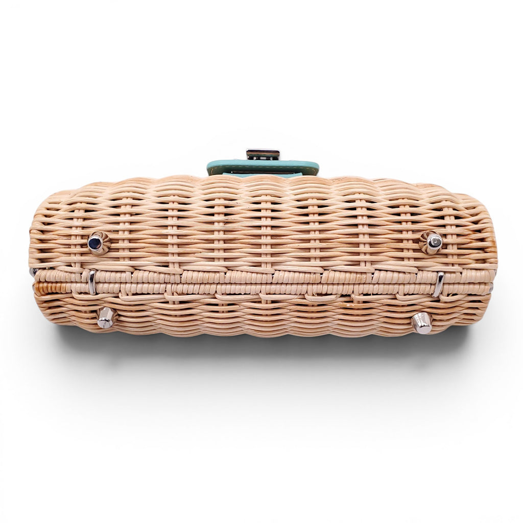 TIFFANY & CO. WICKER CLUTCH BAG