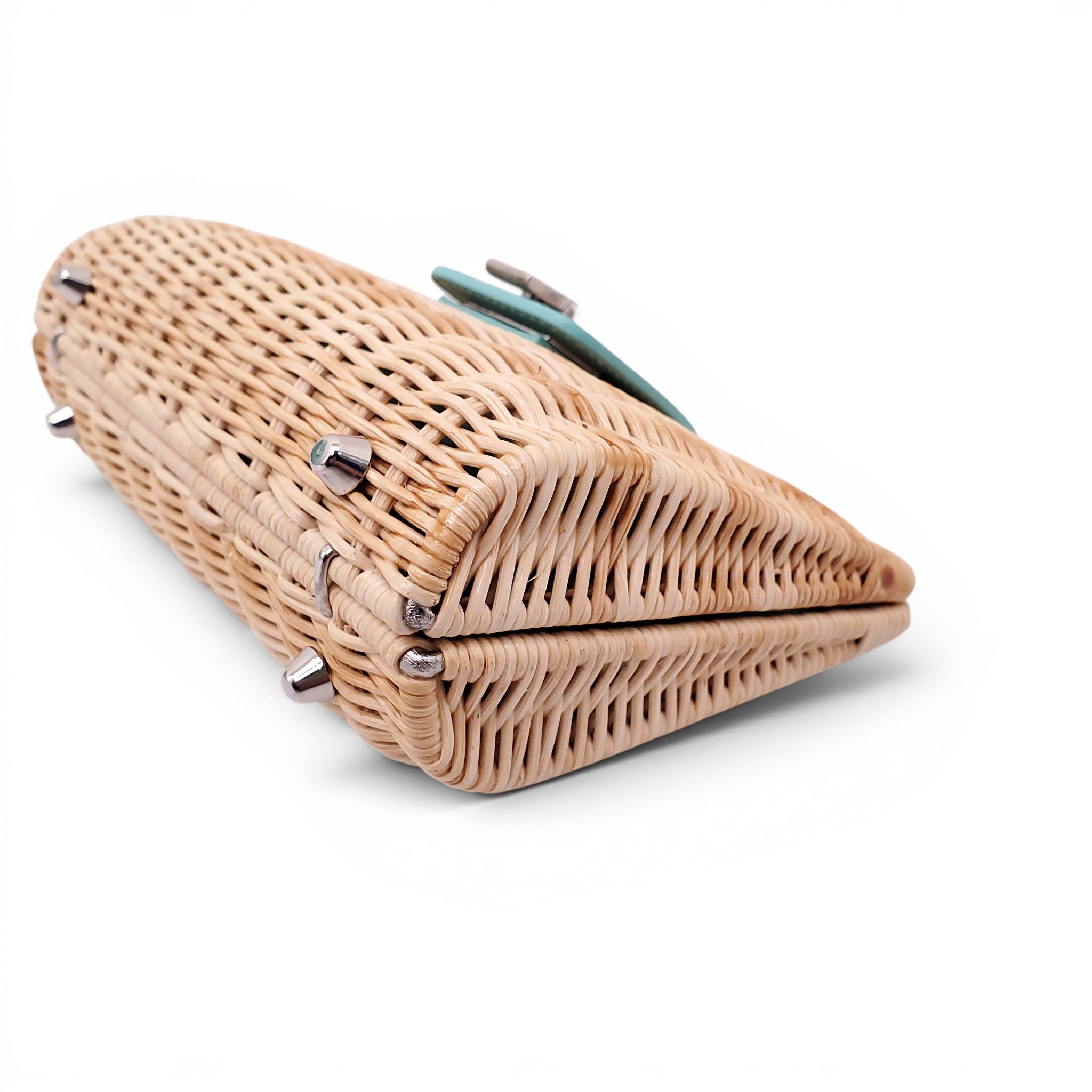 TIFFANY & CO. WICKER CLUTCH BAG
