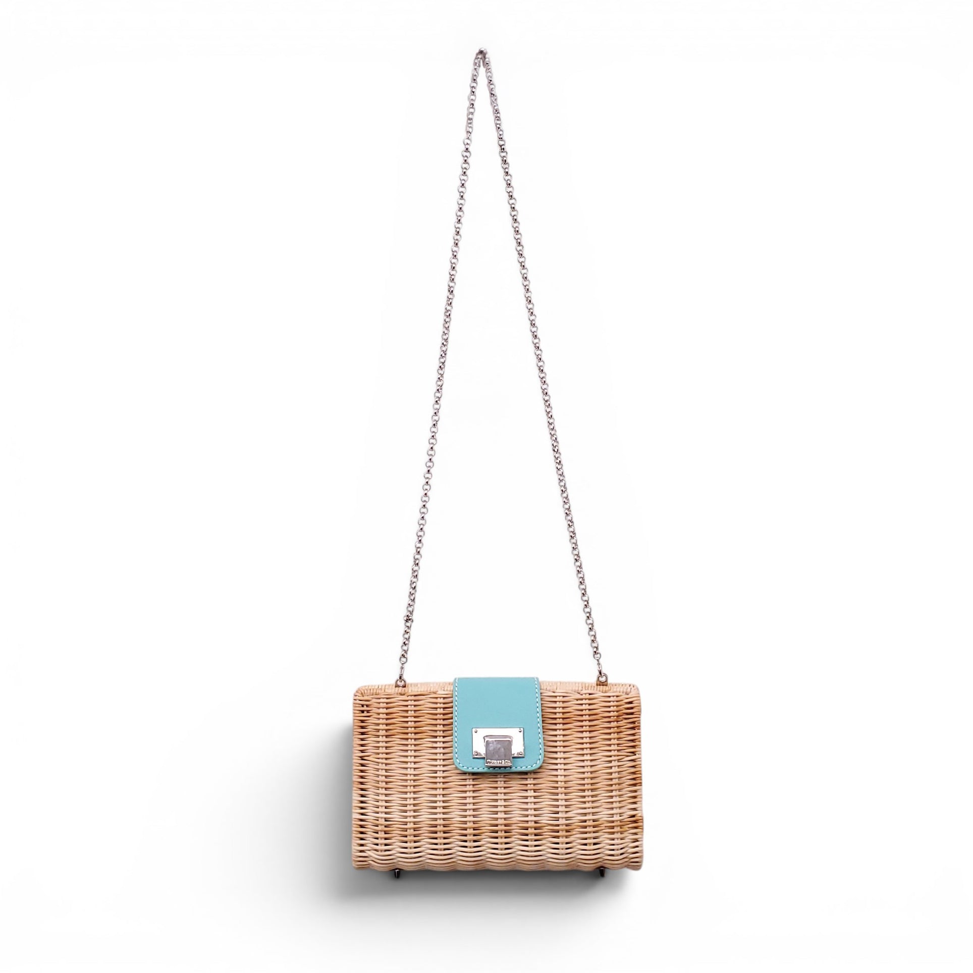 TIFFANY & CO. WICKER CLUTCH BAG