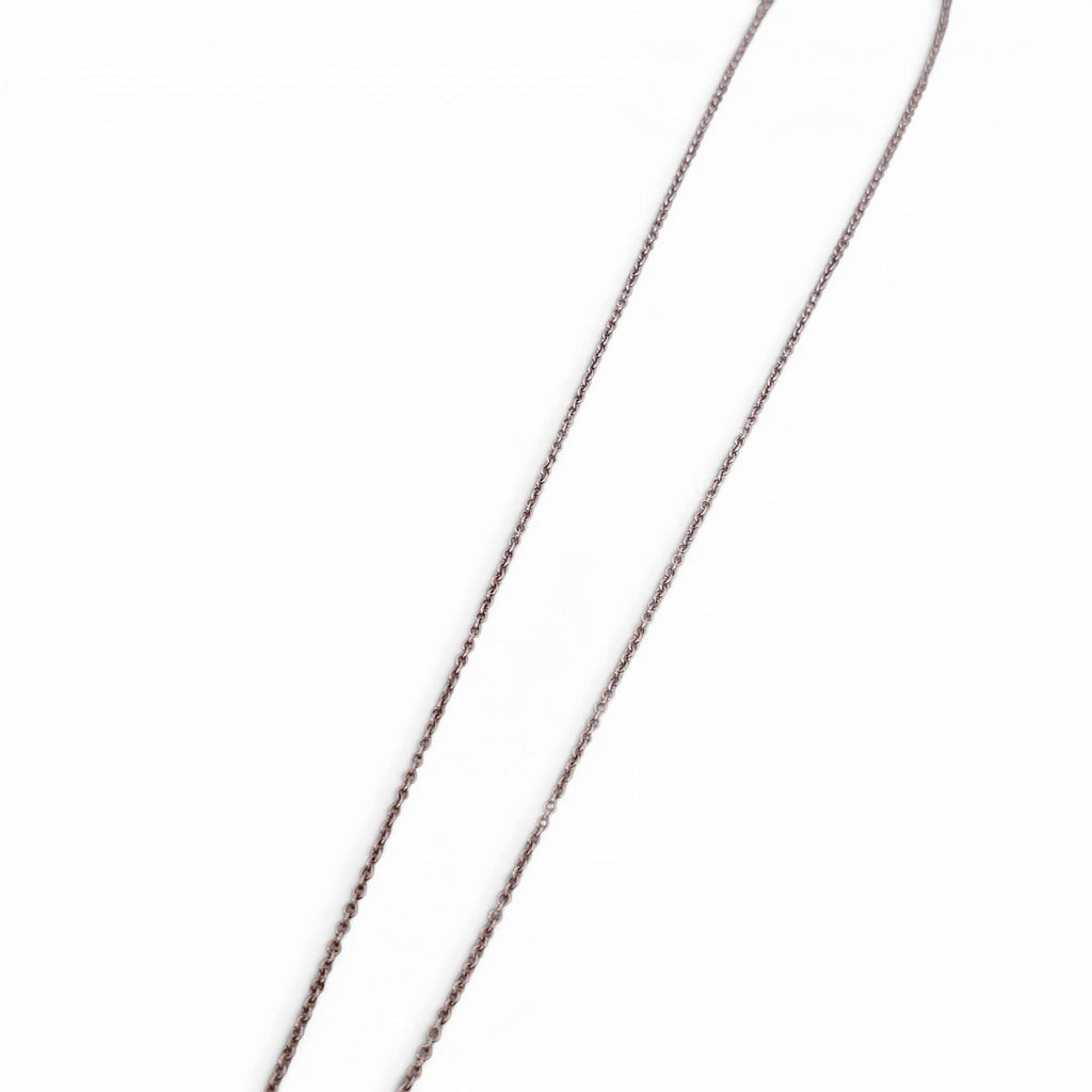 TIFFANY & CO 18K DIAMOND HEART KEY NECKLACE