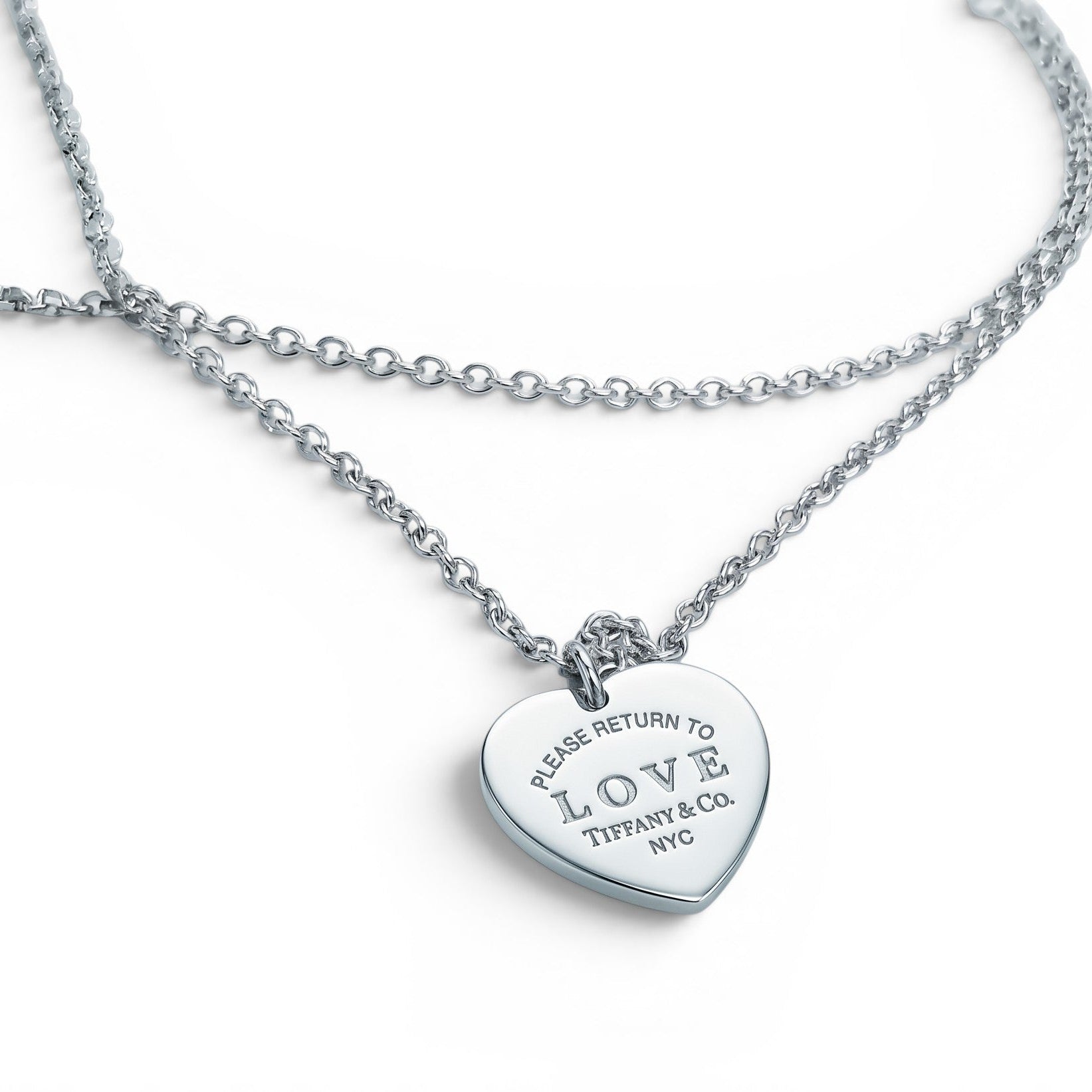 TIFFANY & CO LOVE HEART CHARM BRACELET
