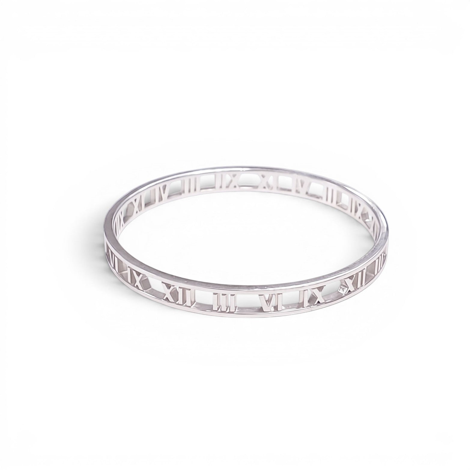 TIFFANY & CO SILVER ATLAS BANGLE BRACELET