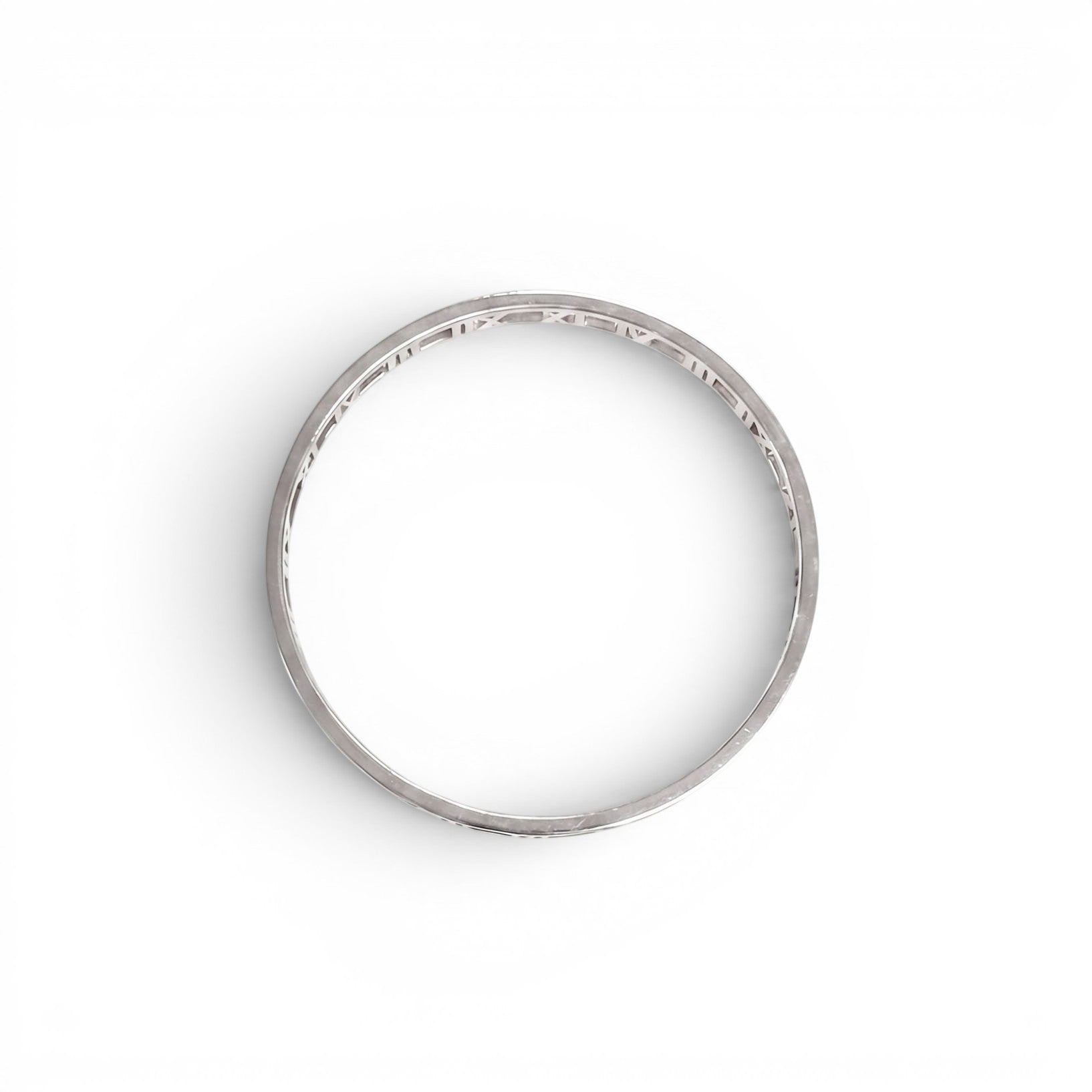 TIFFANY & CO SILVER ATLAS BANGLE BRACELET