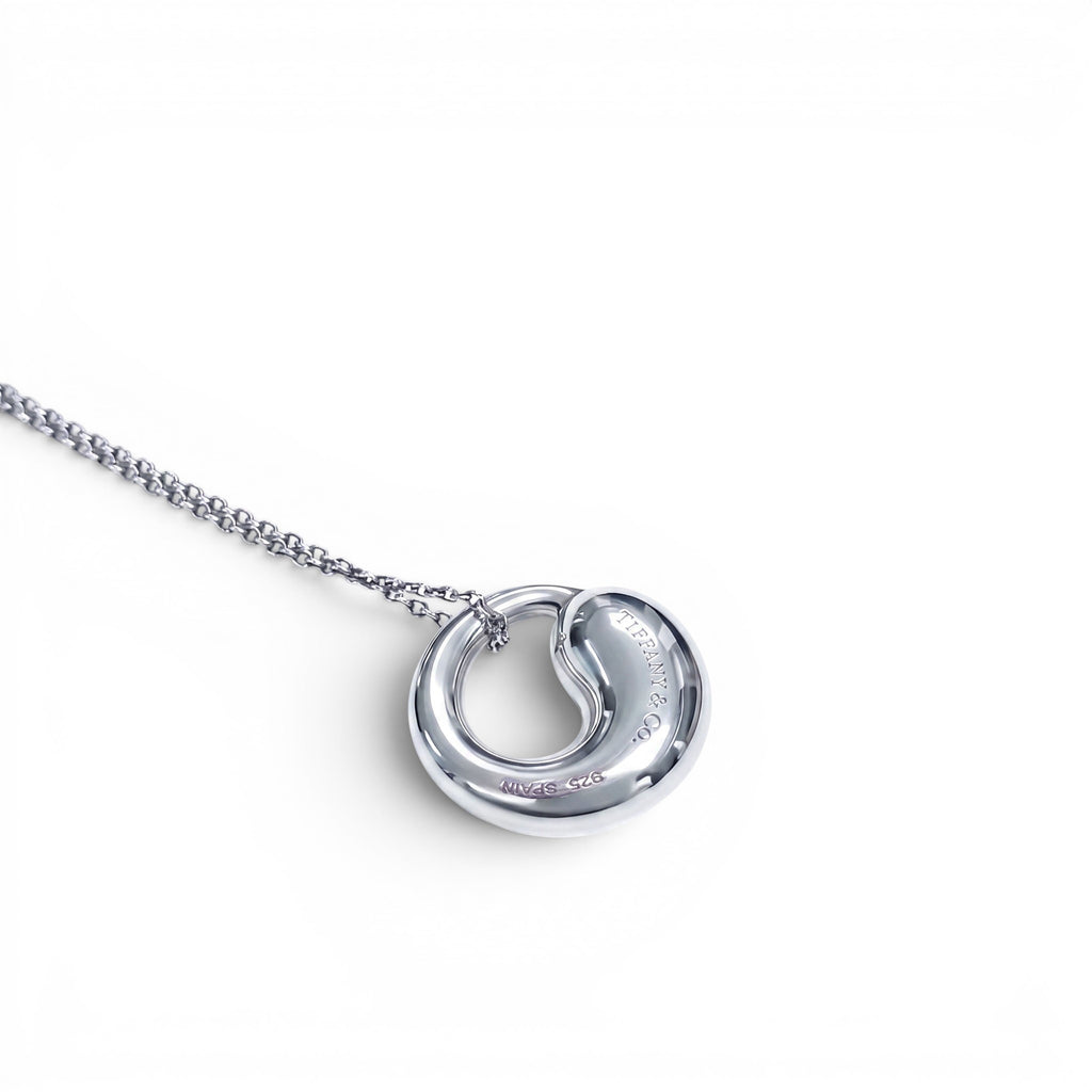 TIFFANY & CO SILVER ETERNAL CIRCLE NECKLACE