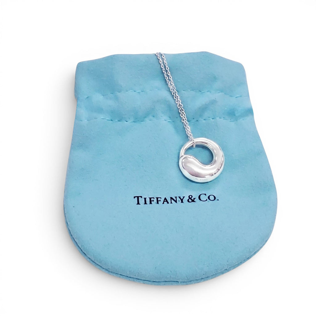 TIFFANY & CO SILVER ETERNAL CIRCLE NECKLACE