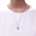 TIFFANY & CO SILVER ETERNAL CIRCLE NECKLACE