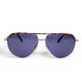 TOM FORD AVIATOR SUNGLASSES WITH TORTOISE SHELL DETAIL