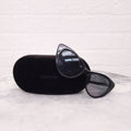 TOM FORD BLACK CAT EYE SUNGLASSES