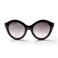 TOM FORD BLACK ROUND SUNGLASSES